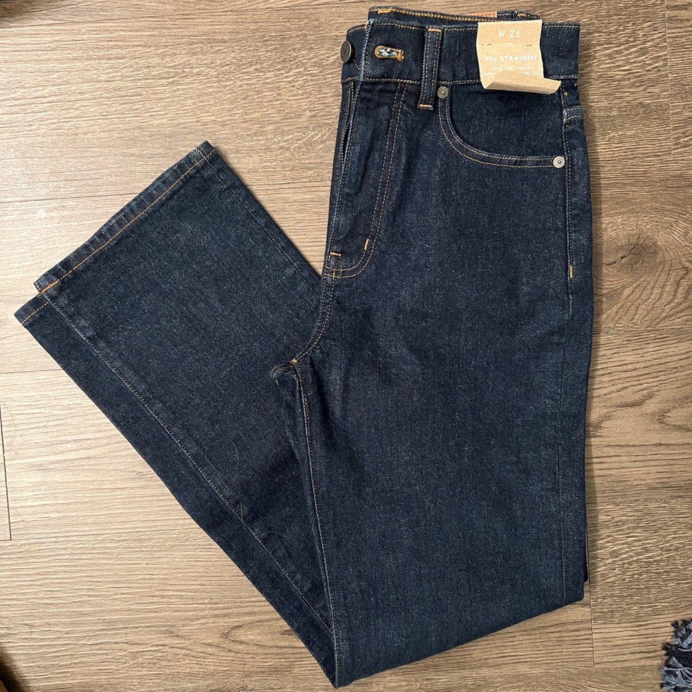 Madewell - 90s Straight - Women’s 26 - Dark Wash - NWT